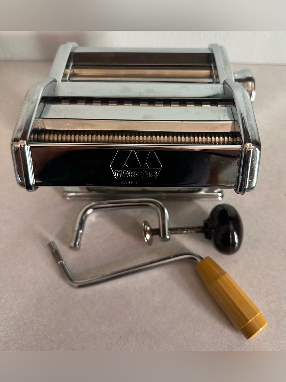 VTG Marcato Atlas 150 mm Pasta Machine Noodle Maker Made in Italy with Box - Picture 2 of 16